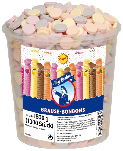 Frigeo Ahoj-Brause, 1000 Brause-Bonbons (1,8kg)